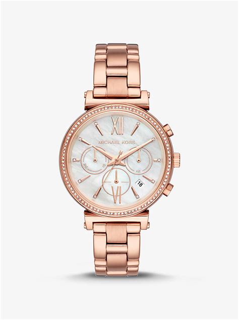 michael kors petite sofie watch ceneo|Petite Sofie Pavé Rose Gold.